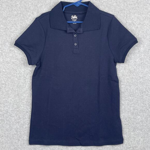 K0042 Justice Blue Polo Size M (10) - Picture 1 of 3